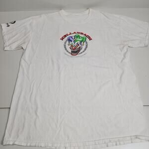 Nightmare Jester "Who's Your Daddy?" White Short Sleeve T-Shirt Men's Size L